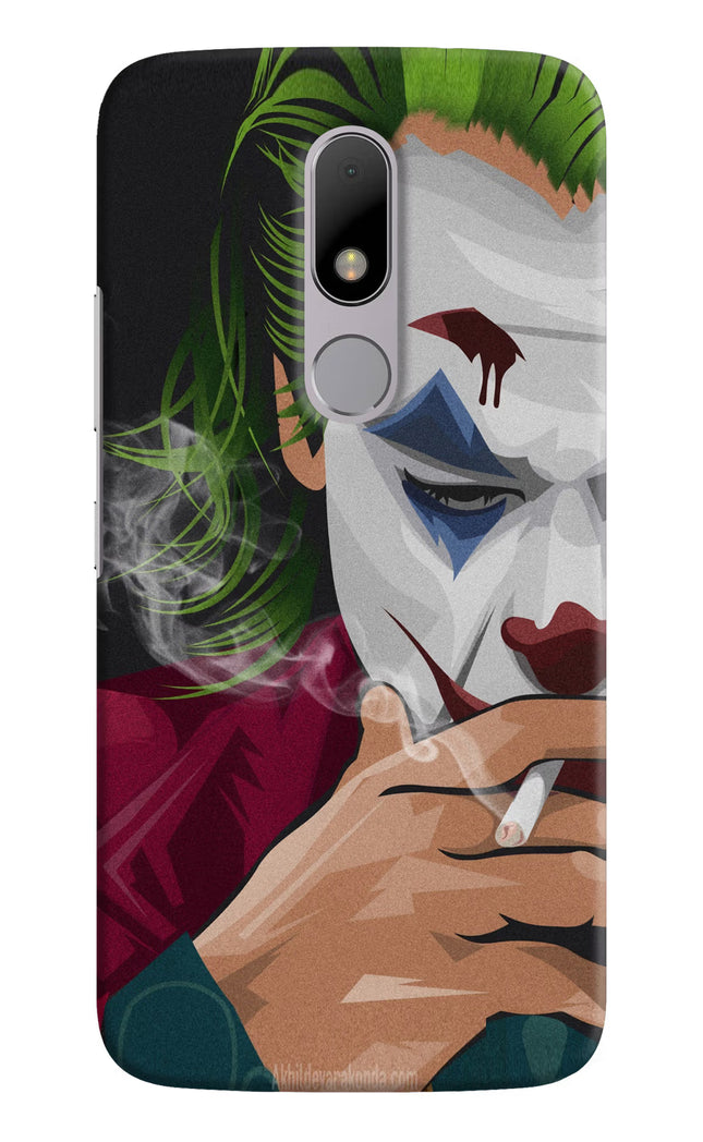 Joker Smoking Moto M Hard Case Back Cover by Casekaro