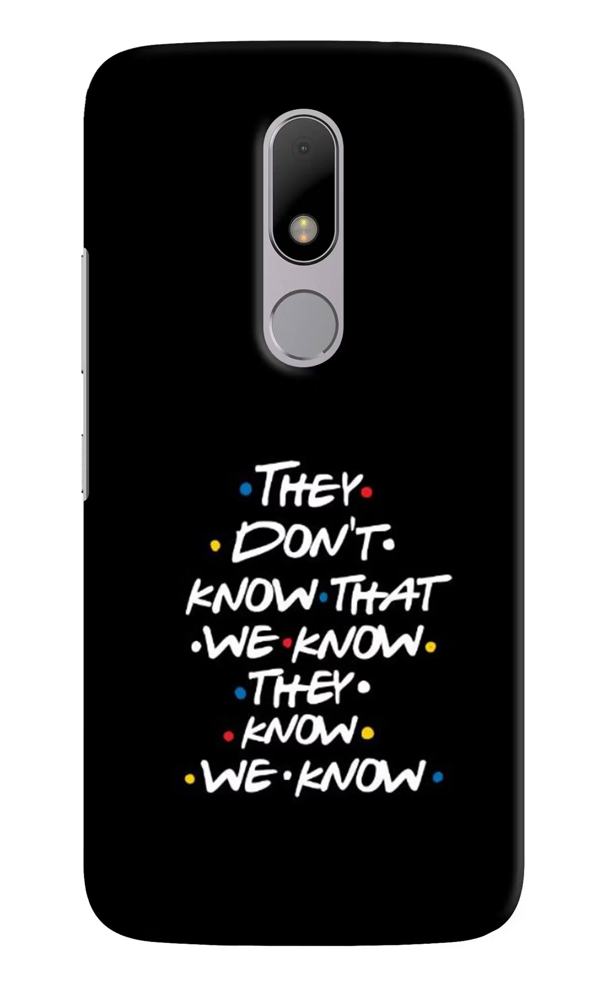 FRIENDS Dialogue Moto M Hard Case Back Cover by Casekaro