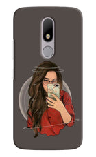 Selfie Queen Moto M Hard Case Back Cover by Casekaro