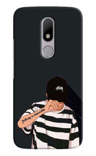 Aesthetic Boy Moto M Hard Case Back Cover by Casekaro