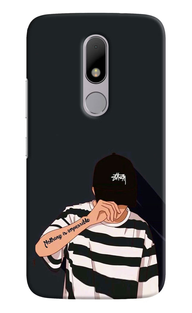 Aesthetic Boy Moto M Hard Case Back Cover by Casekaro