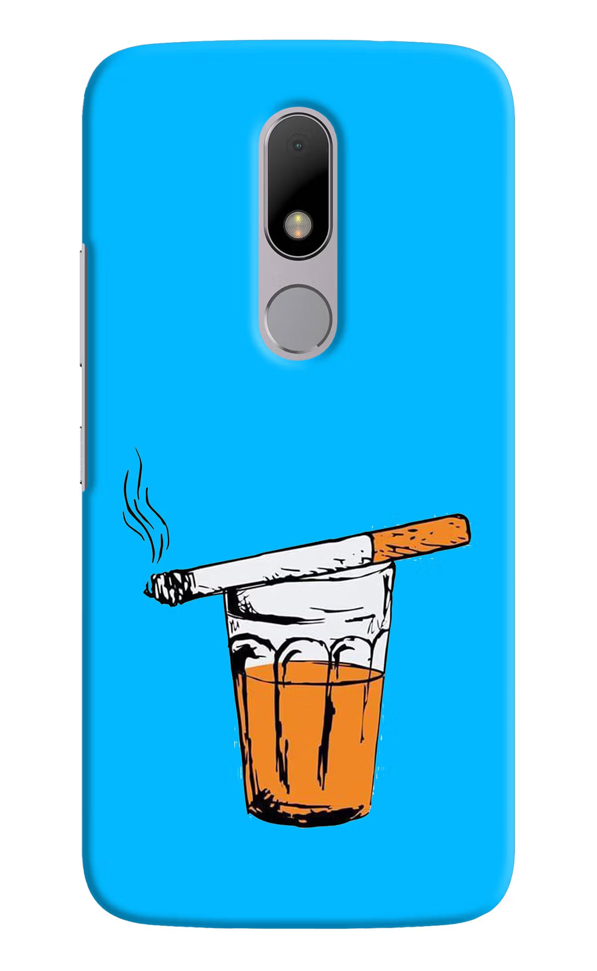 Chai Sutta Moto M Hard Case Back Cover by Casekaro