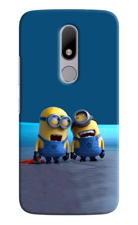 Minion Laughing Moto M Hard Case Back Cover by Casekaro