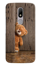 Teddy Wooden Moto M Hard Case Back Cover by Casekaro