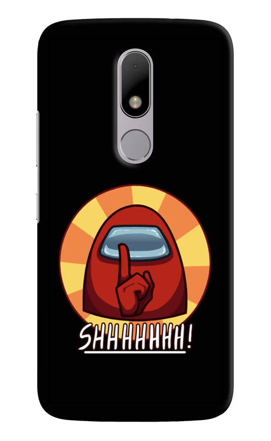 Among Us Shhh! Moto M Hard Case Back Cover by Casekaro