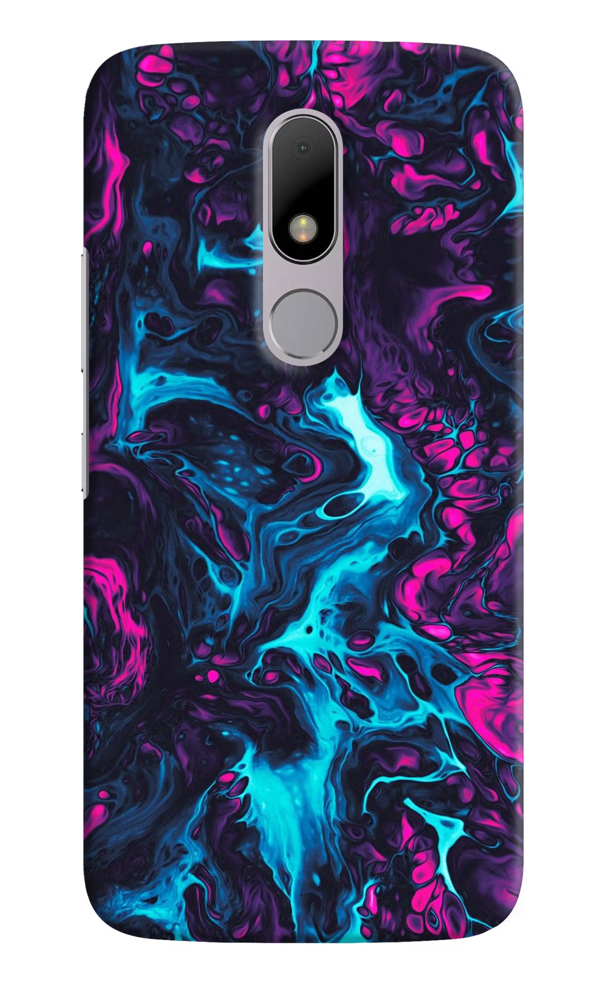 Abstract Moto M Hard Case Back Cover by Casekaro