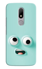 Funny Cartoon Moto M Hard Case Back Cover by Casekaro