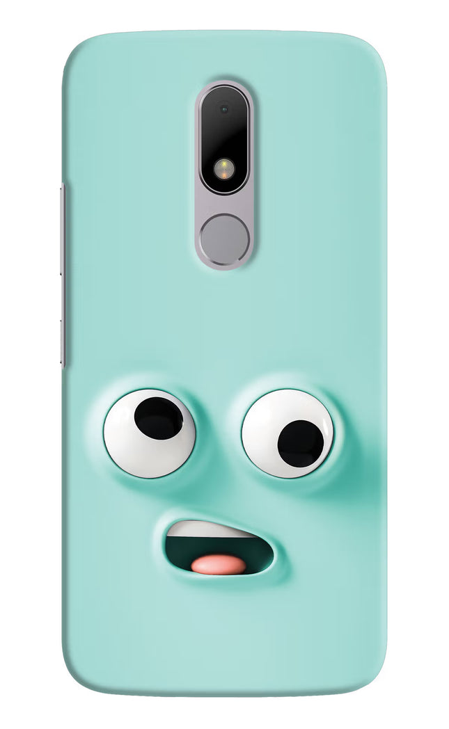 Funny Cartoon Moto M Hard Case Back Cover by Casekaro