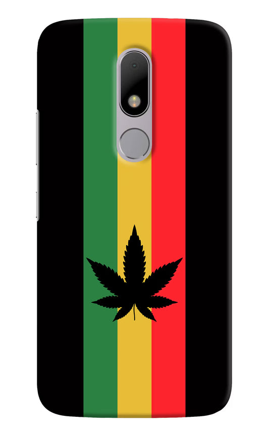 Weed Flag Moto M Hard Case Back Cover by Casekaro