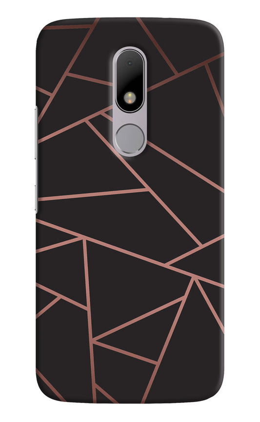 Geometric Pattern Moto M Hard Case Back Cover by Casekaro