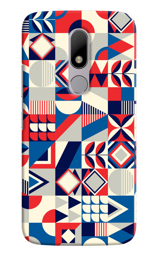 Colorful Pattern Moto M Hard Case Back Cover by Casekaro