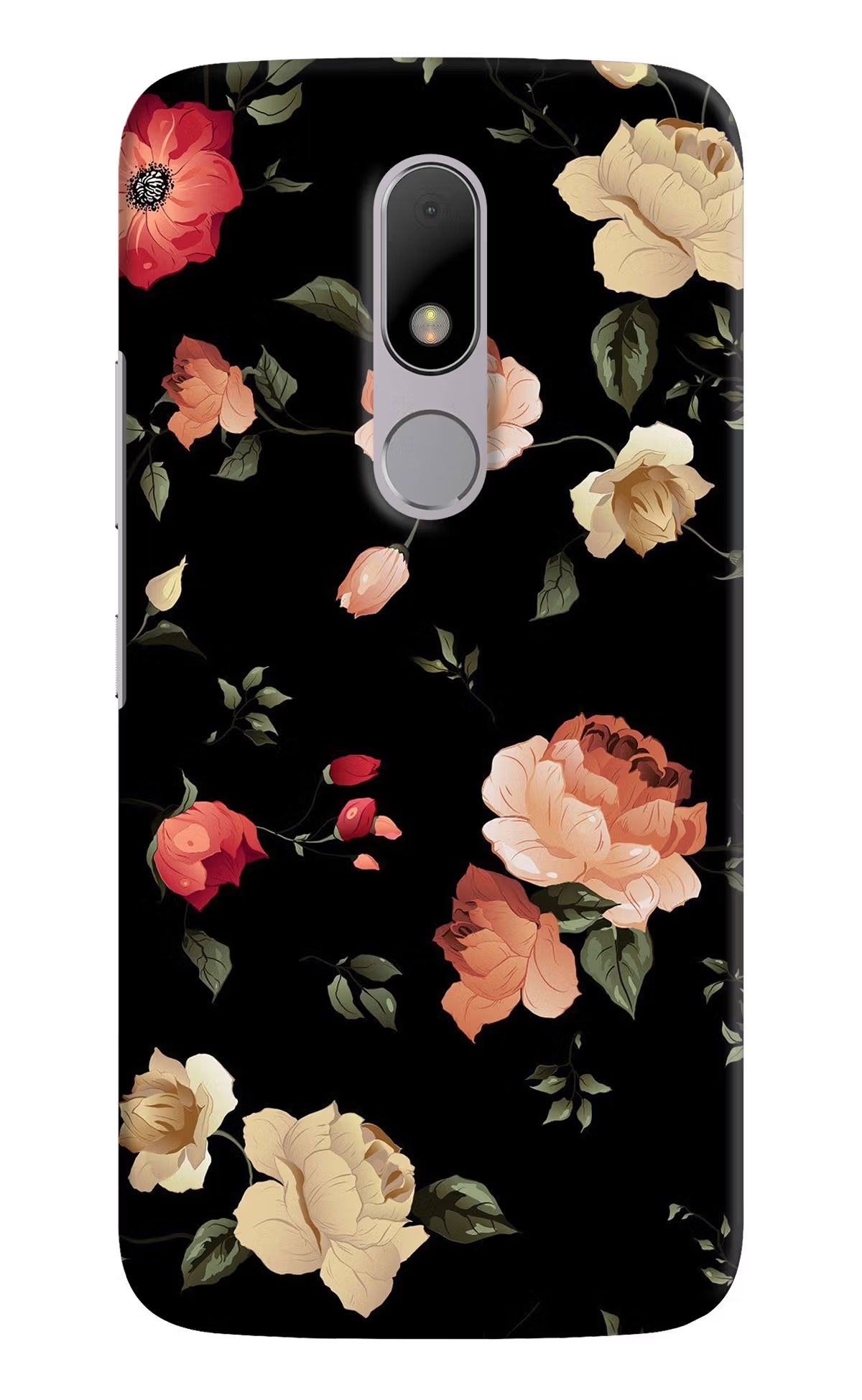 Flowers Moto M Hard Case Back Cover by Casekaro