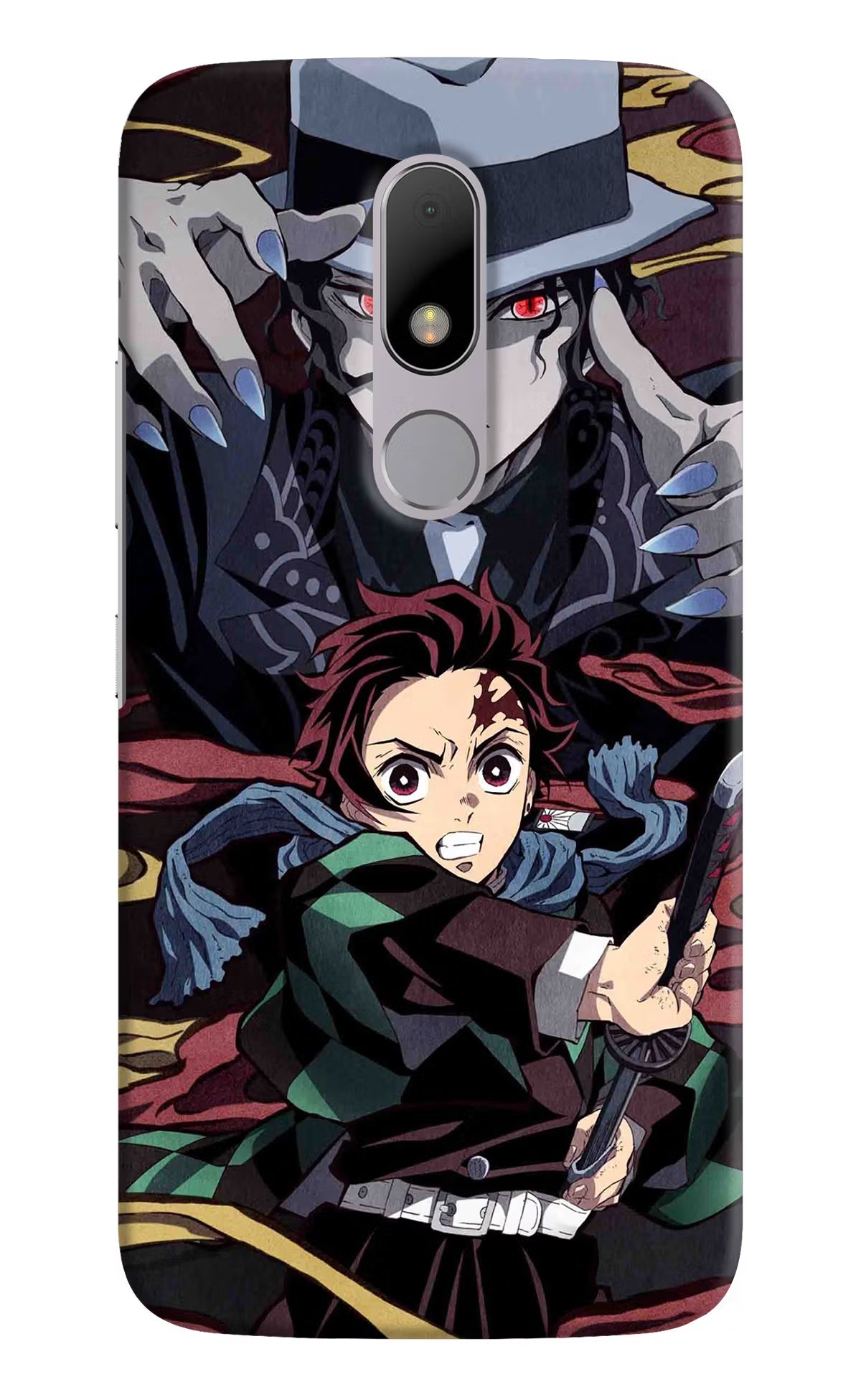 Demon Slayer Moto M Hard Case Back Cover by Casekaro