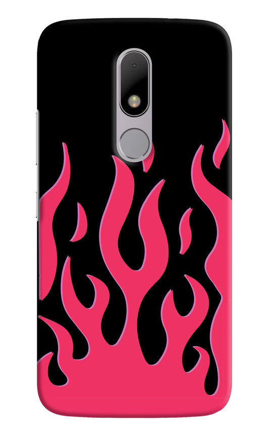 Fire Flames Moto M Hard Case Back Cover by Casekaro