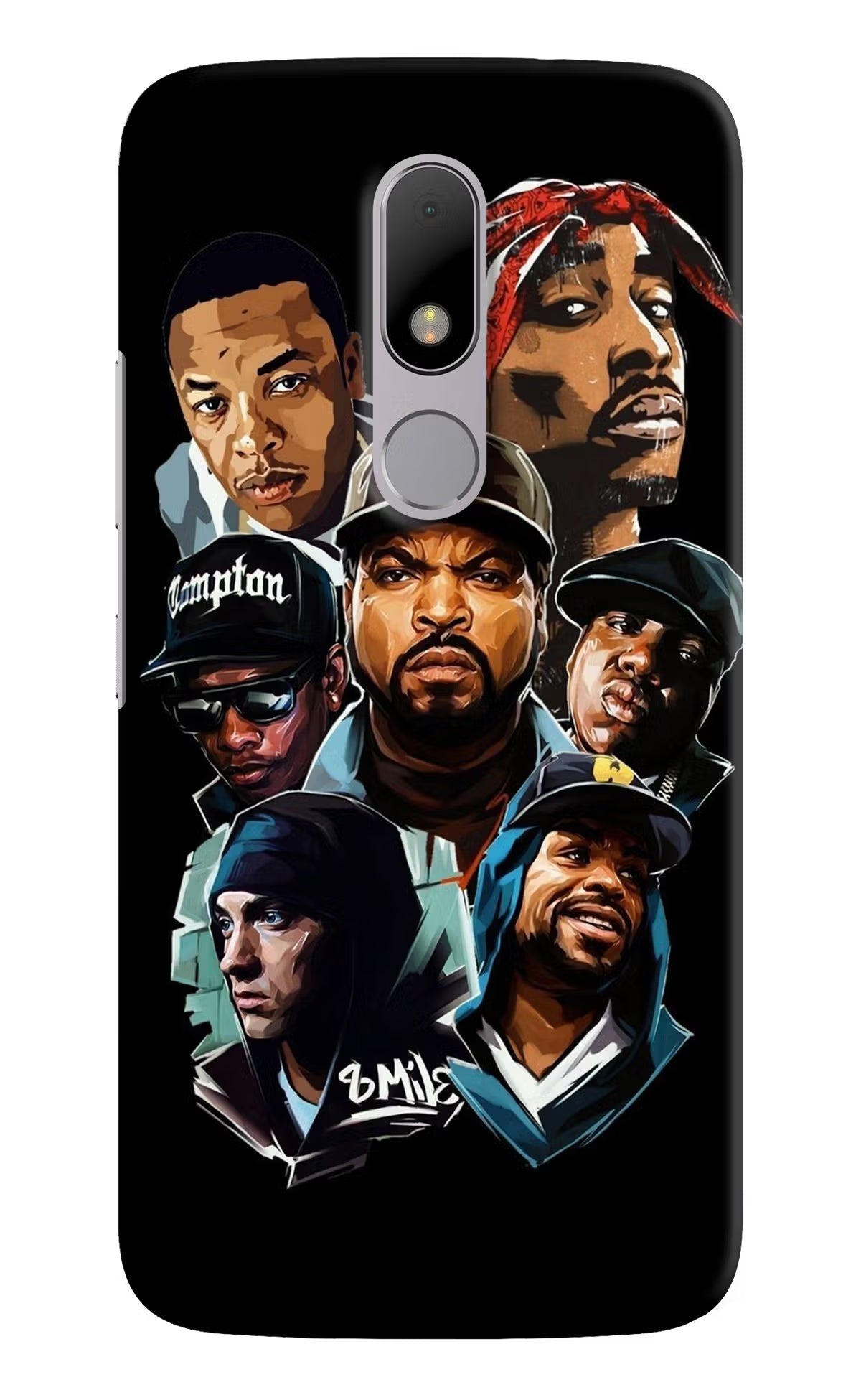 Rappers Moto M Hard Case Back Cover by Casekaro