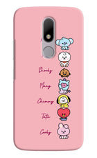 BTS names Moto M Hard Case Back Cover by Casekaro