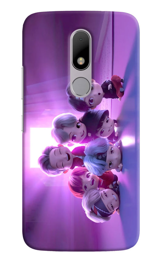 BTS Chibi Moto M Hard Case Back Cover by Casekaro
