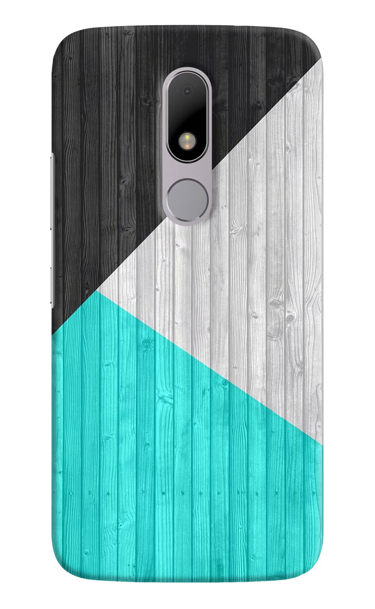Wooden Abstract Moto M Hard Case Back Cover by Casekaro