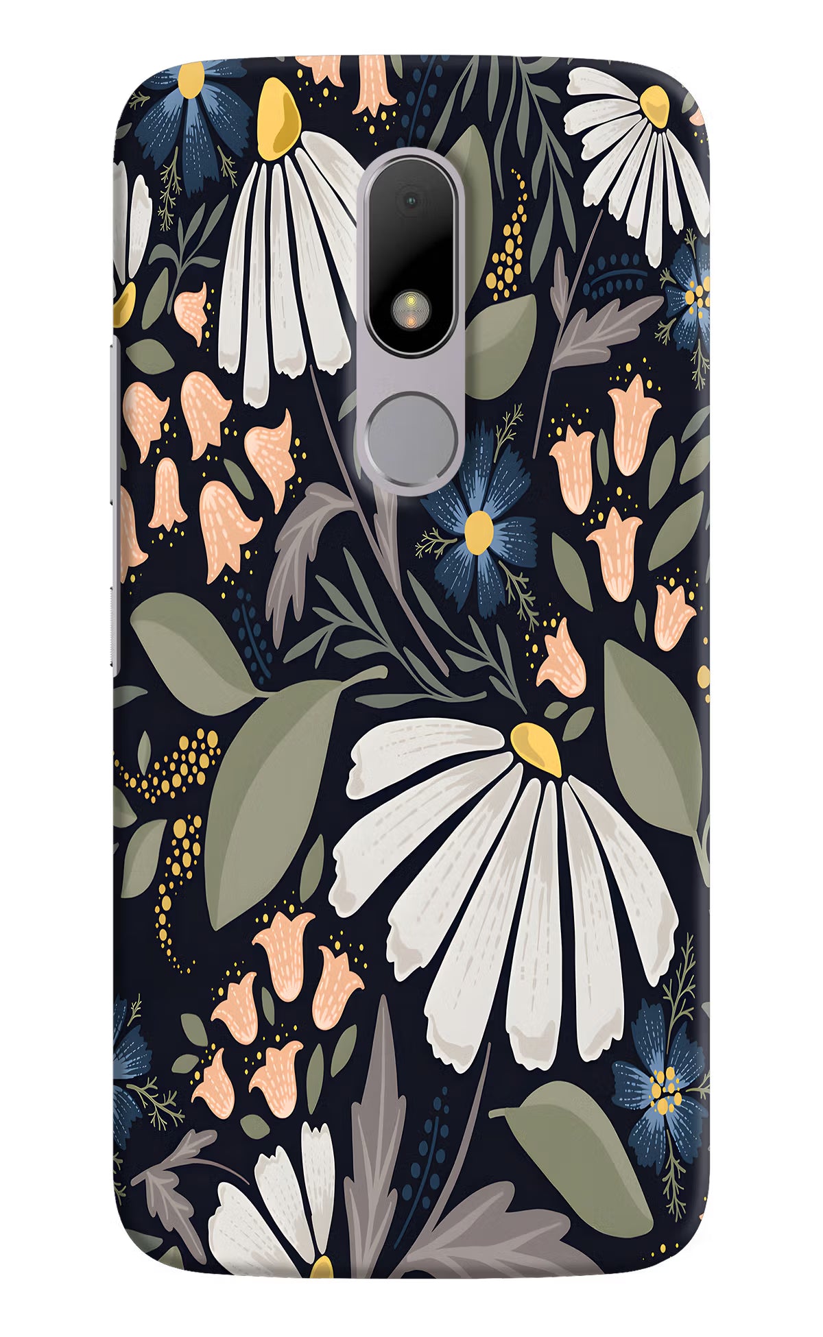 Flowers Art Moto M Hard Case Back Cover by Casekaro
