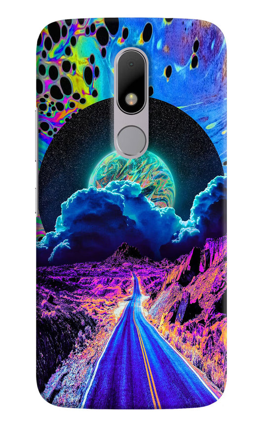 Psychedelic Painting Moto M Hard Case Back Cover by Casekaro