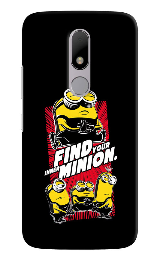 Find your inner Minion Moto M Hard Case Back Cover by Casekaro