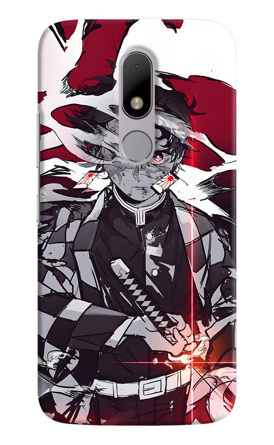 Demon Slayer Moto M Hard Case Back Cover by Casekaro