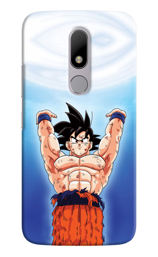 Goku Power Moto M Hard Case Back Cover by Casekaro