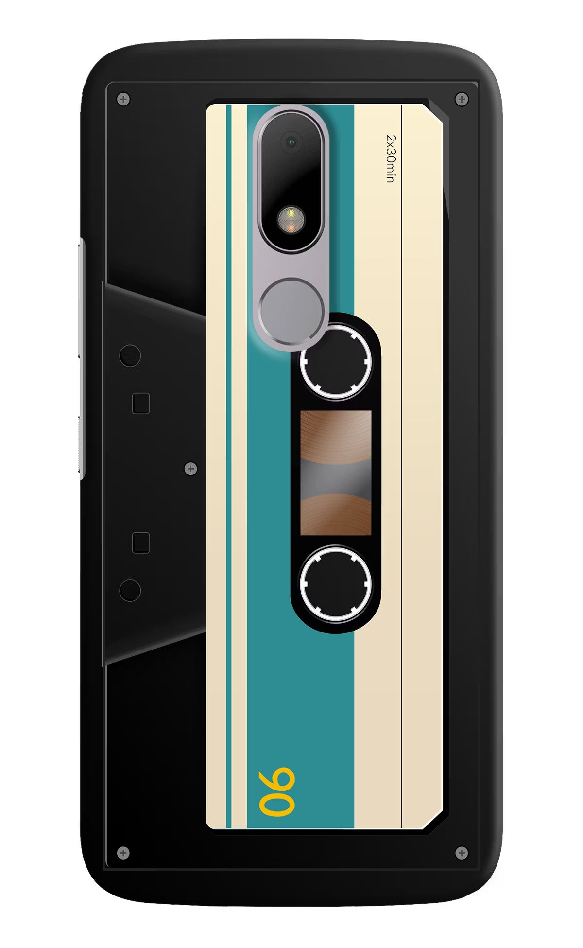 Cassette Moto M Hard Case Back Cover by Casekaro