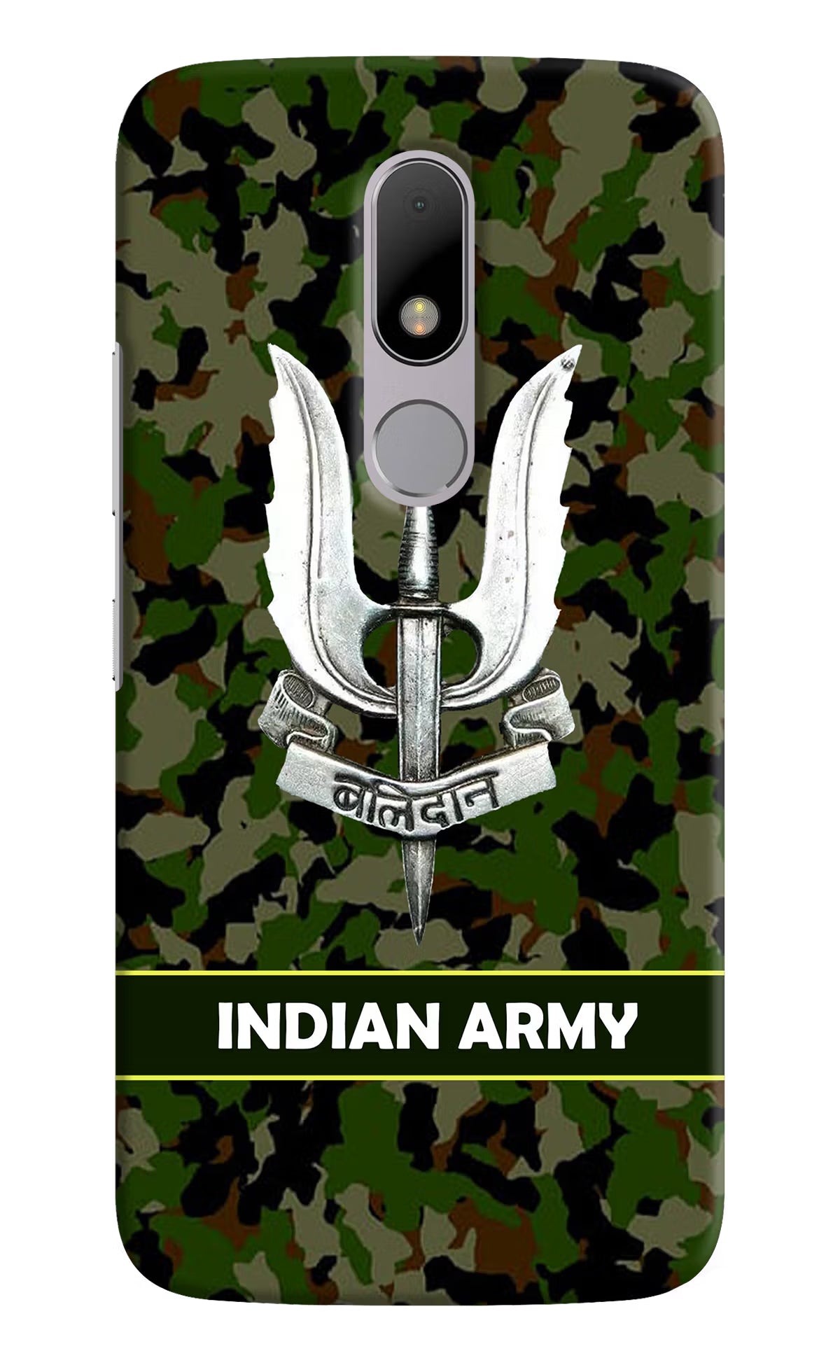 Balidan Indian Logo Moto M Hard Case Back Cover by Casekaro