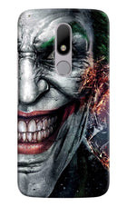 Joker Cam Moto M Hard Case Back Cover by Casekaro