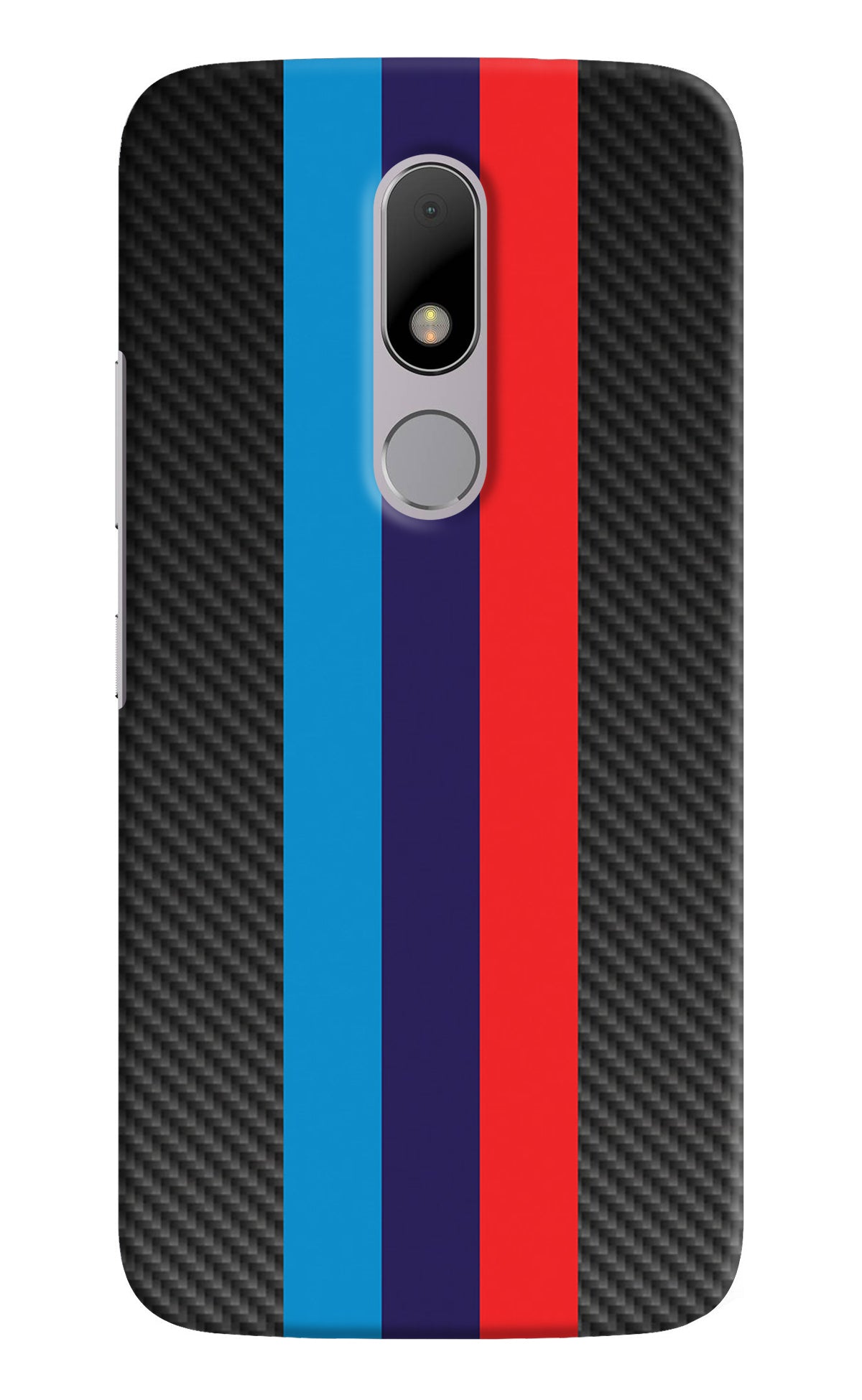 BMW Stripes Pattern Moto M Back Cover