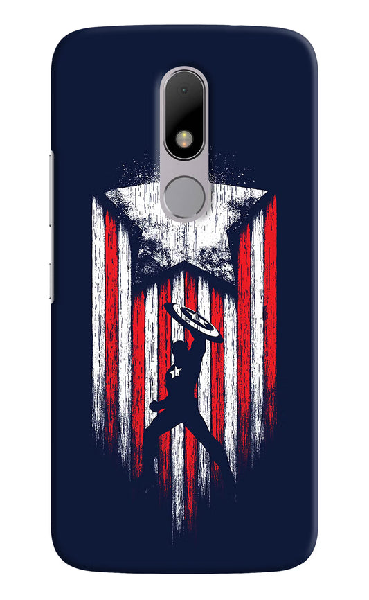 Captain America Marvel Art Moto M Hard Case Back Cover by Casekaro