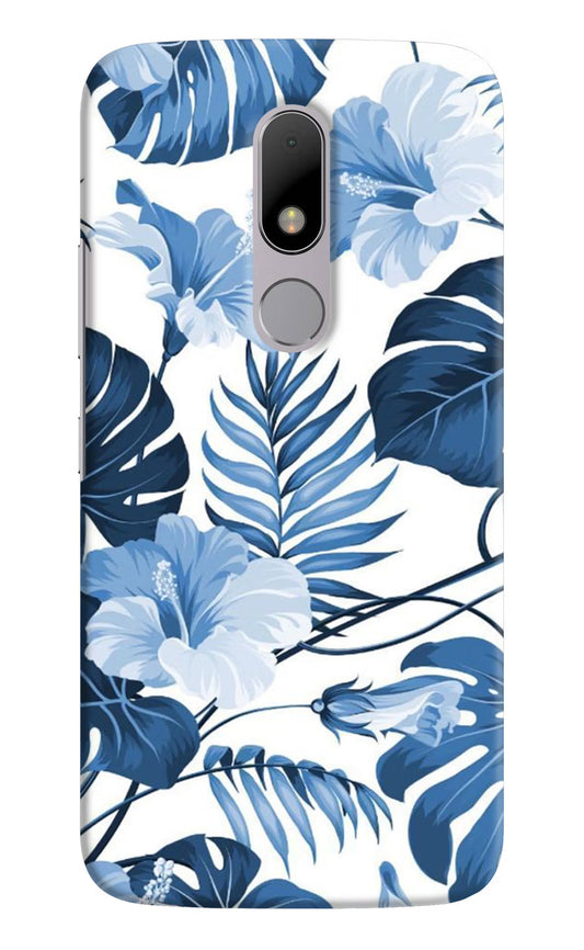Fabric Art Moto M Hard Case Back Cover by Casekaro