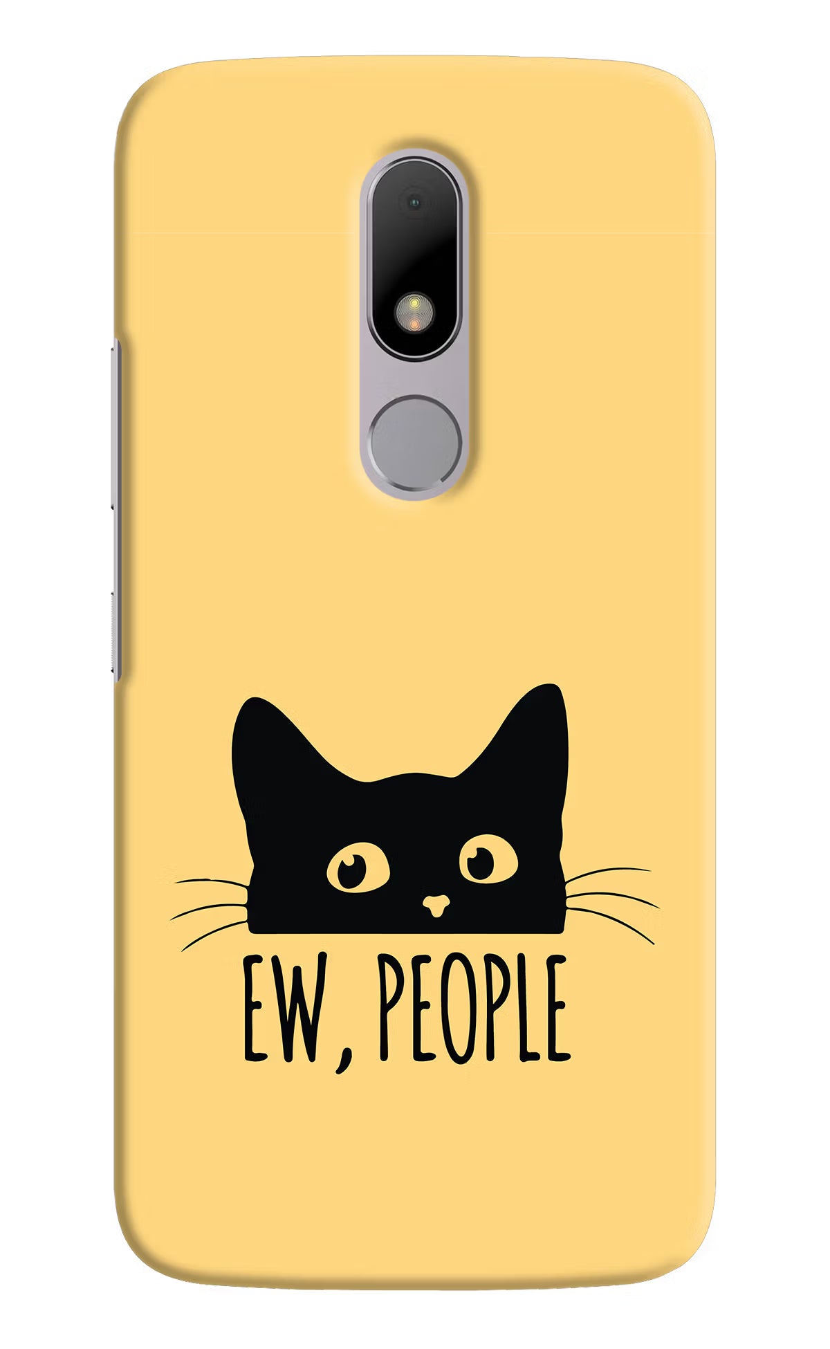 Ew People Catitude Moto M Hard Case Back Cover by Casekaro