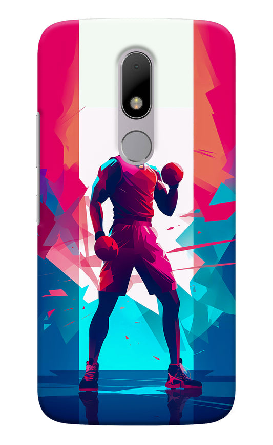 Champion Fighter (AI Generated) Moto M Back Cover