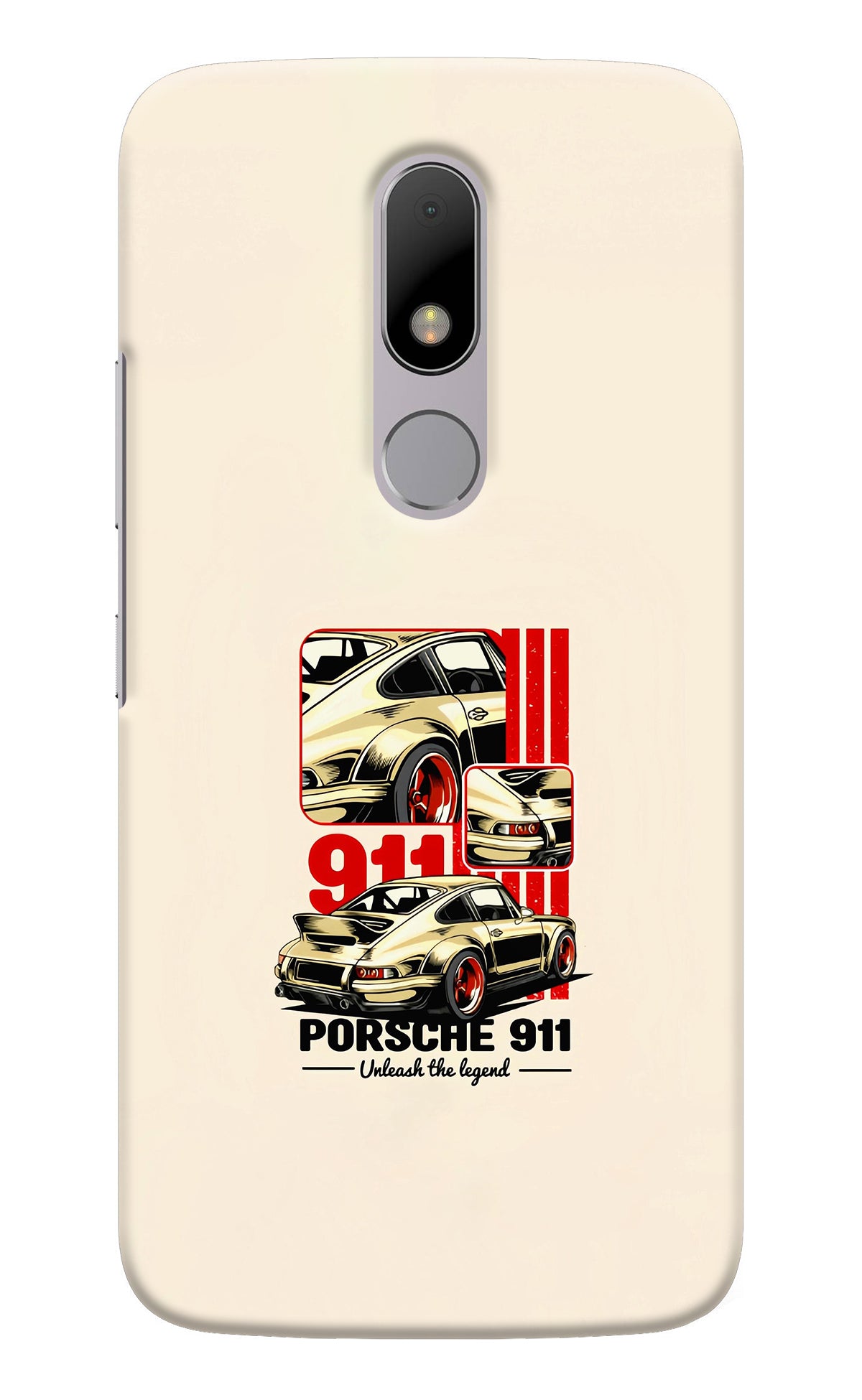 Classic Porsche 911 Moto M Back Cover