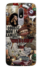Luxury Moto M Hard Case Back Cover by Casekaro