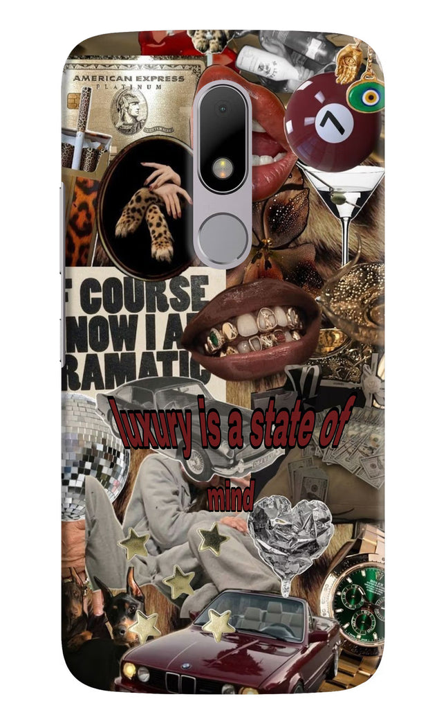 Luxury Moto M Hard Case Back Cover by Casekaro