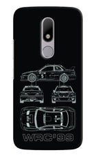 WRC'99 Moto M Hard Case Back Cover by Casekaro