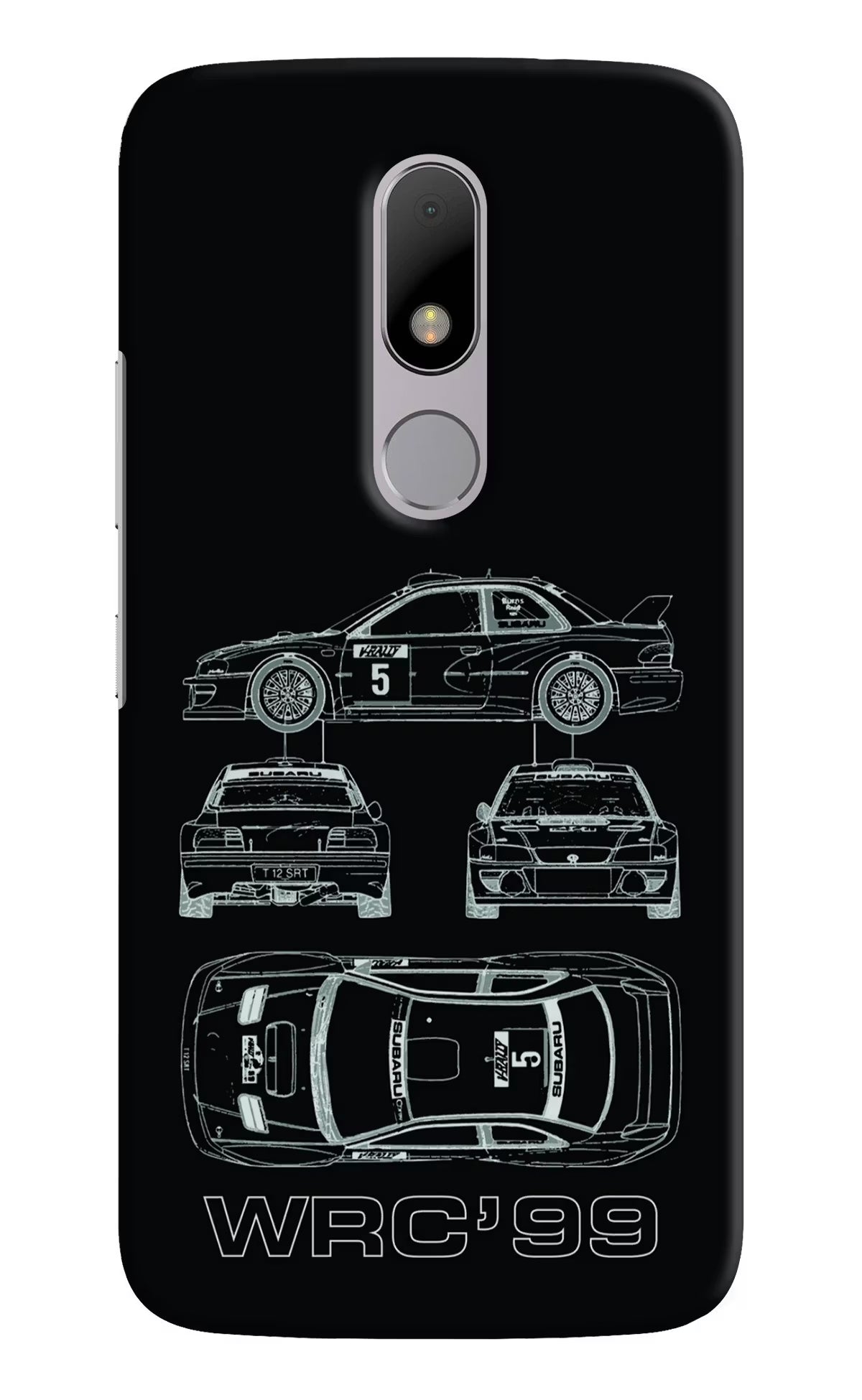 WRC'99 Moto M Hard Case Back Cover by Casekaro