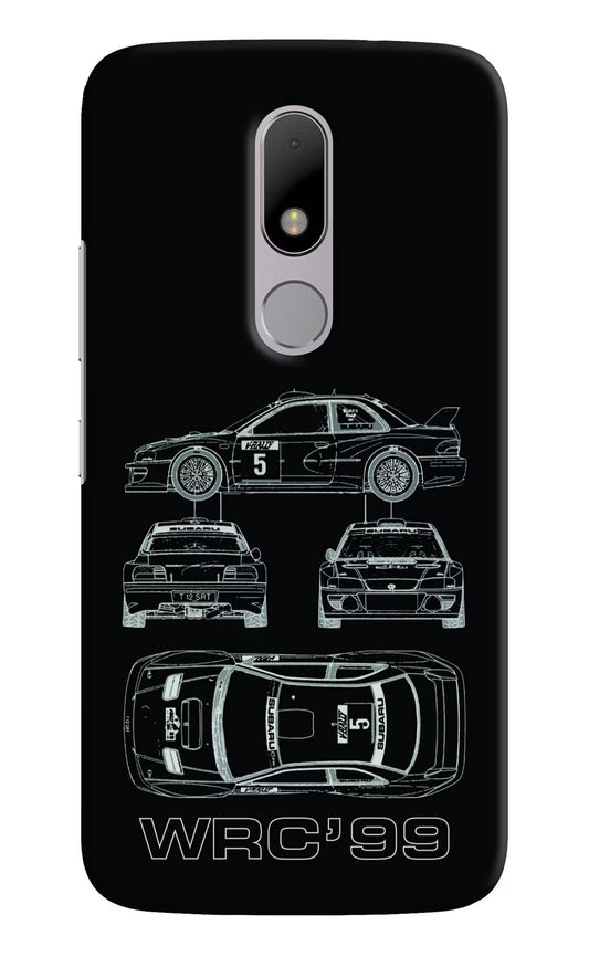 WRC'99 Moto M Hard Case Back Cover by Casekaro