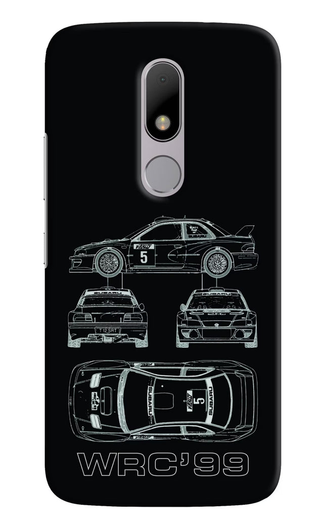 WRC'99 Moto M Hard Case Back Cover by Casekaro
