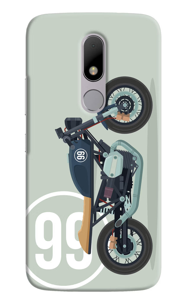 Classic Cafe Racer 99 Moto M Hard Case Back Cover by Casekaro