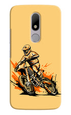 Off-Road Fury Moto M Hard Case Back Cover by Casekaro