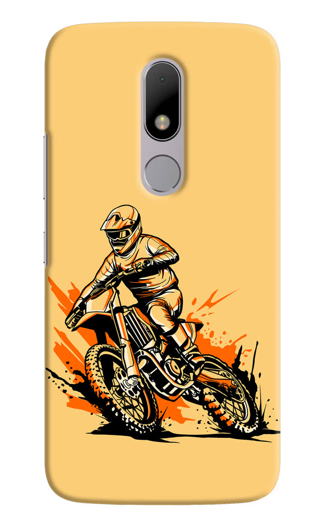 Off-Road Fury Moto M Hard Case Back Cover by Casekaro