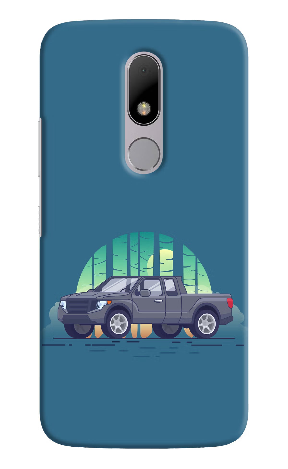 Retro Garage Vibe Moto M Hard Case Back Cover by Casekaro