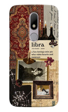 Libra Zodiac Moto M Hard Case Back Cover by Casekaro