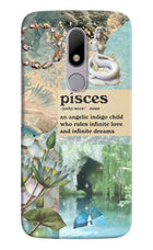 Pisces Zodiac Moto M Hard Case Back Cover by Casekaro
