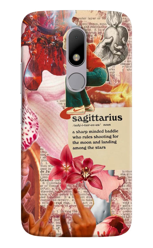 Sagittarius Zodiac Moto M Hard Case Back Cover by Casekaro
