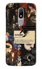 Scorpio Zodiac Moto M Hard Case Back Cover by Casekaro
